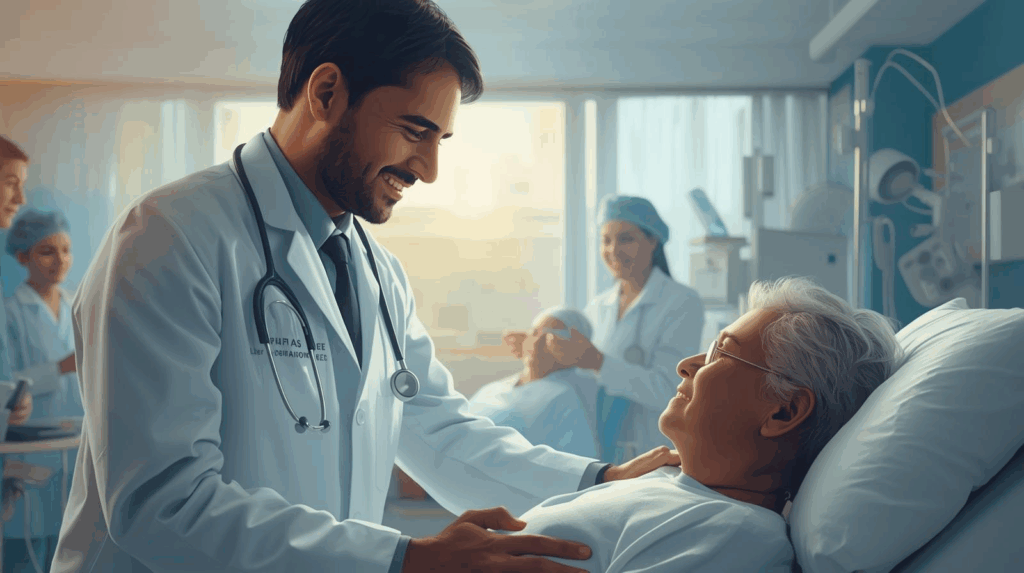 Doctor providing compassionate and personalized patient care at Godavari Hospital Rajahmundry